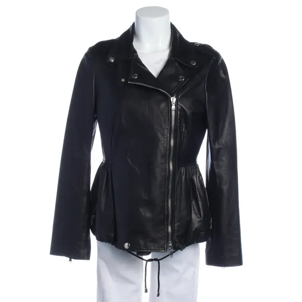 Lederjacke in Schwarz, Leder, Moschino Cheap & Chic