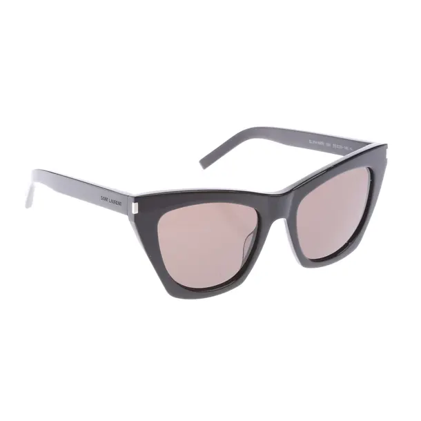 Sonnenbrille in Schwarz, Kunststoff, Saint Laurent