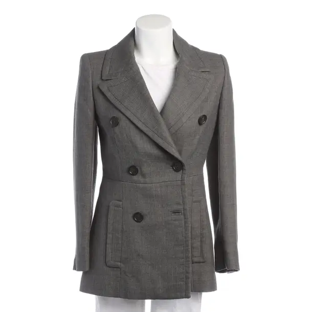 Blazer in Grau, Wolle, Prada