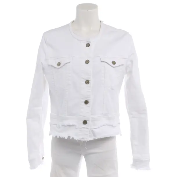 Jeansjacke in Weiß, Baumwolle, Riani