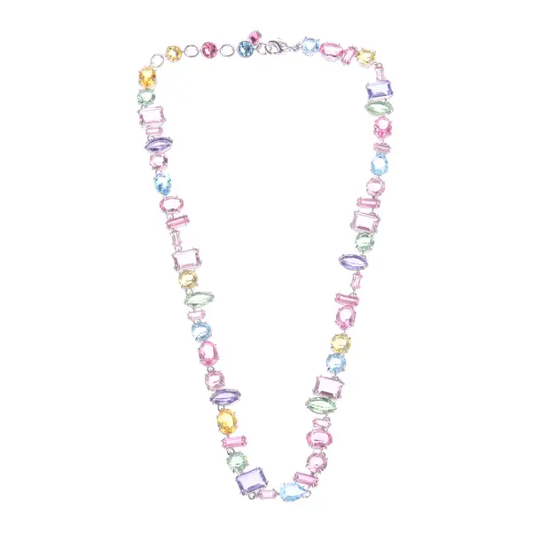 Halskette in Mehrfarbig, Metall (metallisch, metallisiert), Swarovski