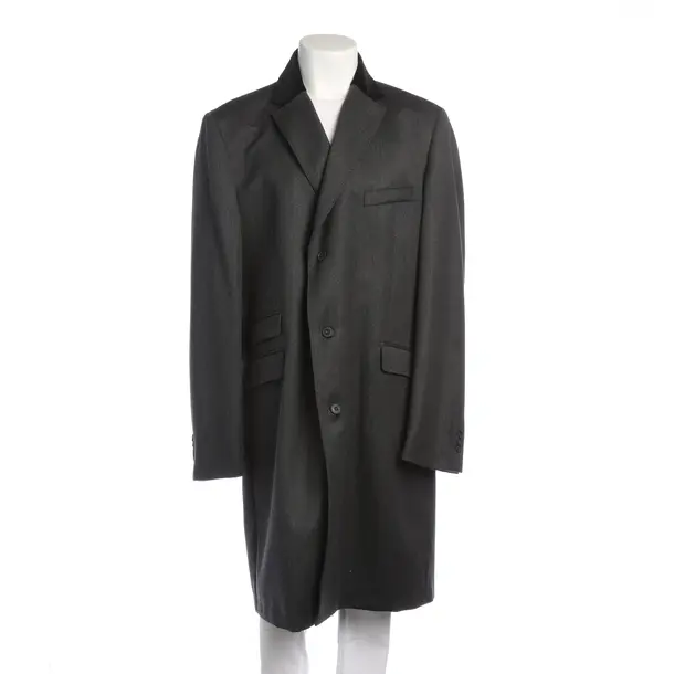 Overcoat in Gray, Wool, Eduard Dressler