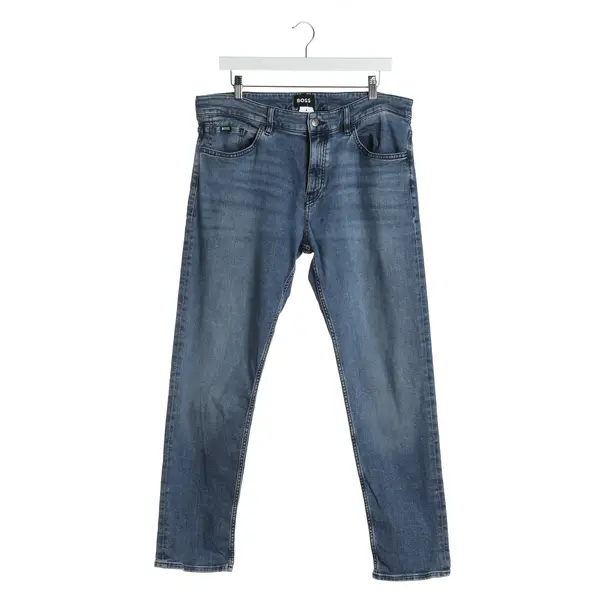Jeans Straight Fit in Blau, Baumwolle, Hugo Boss Black Label