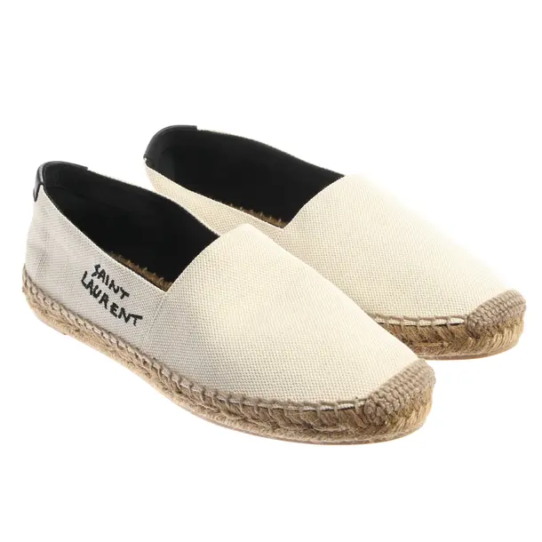 Espadrilles in Weiß, , Saint Laurent