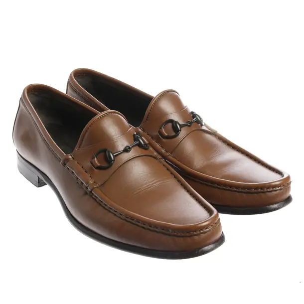 Loafers in Brown, , Gucci