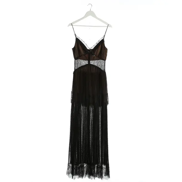 Cocktailkleid in Schwarz, Polyester, self-portrait