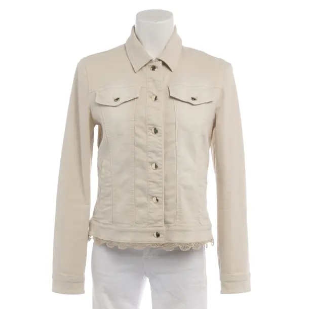 Summer Jacket in White, Cotton, Marc Cain