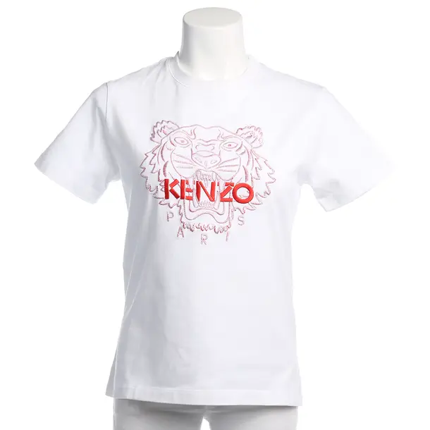 Shirt in Weiß, Baumwolle, Kenzo