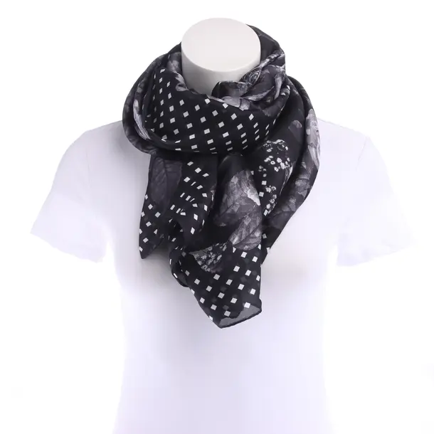 Shawl in Black, Silk, Marc Cain