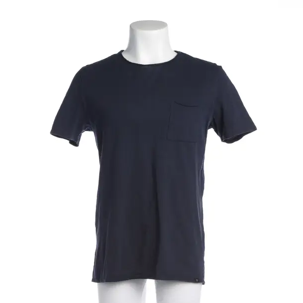 T-Shirt in Blau, Baumwolle, Marc O'Polo