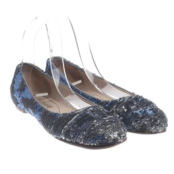 Ballet Flats in Blue, , Salvatore Ferragamo