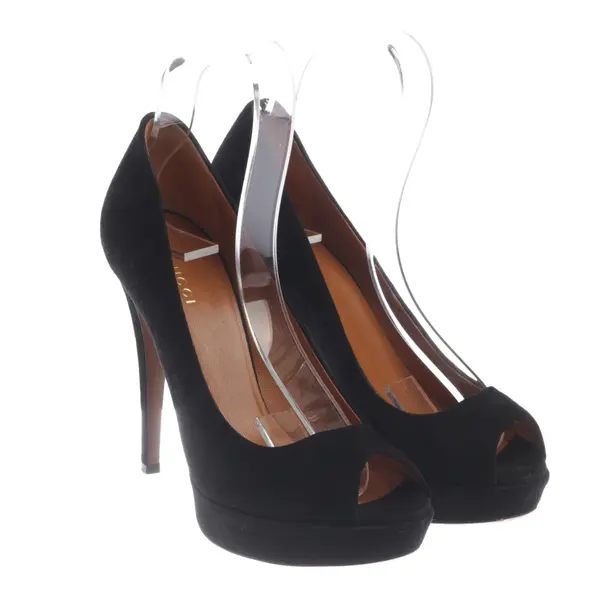 Peep Toes in Black, , Gucci