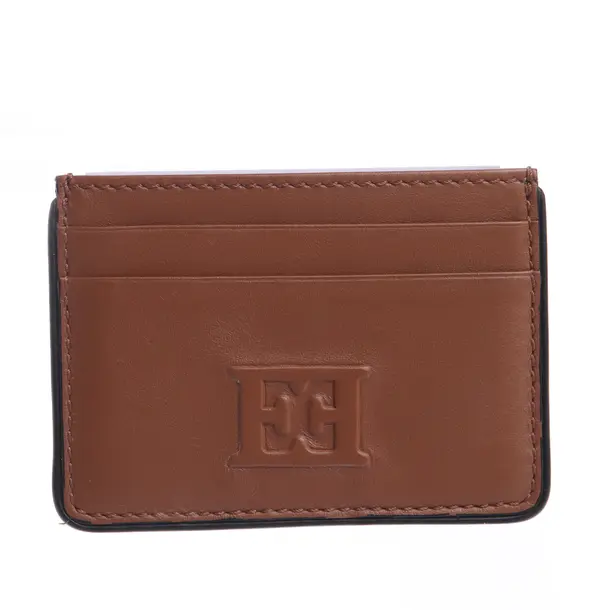 Wallet on Chain in Brown, Leather, Escada