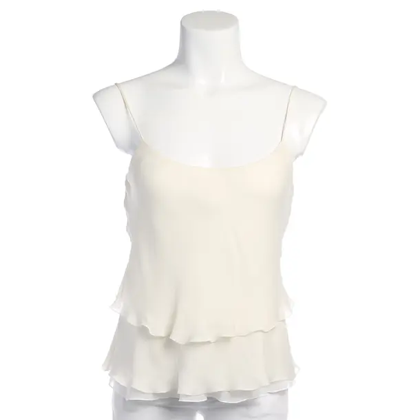 Top in Weiß, Polyester, Emporio Armani