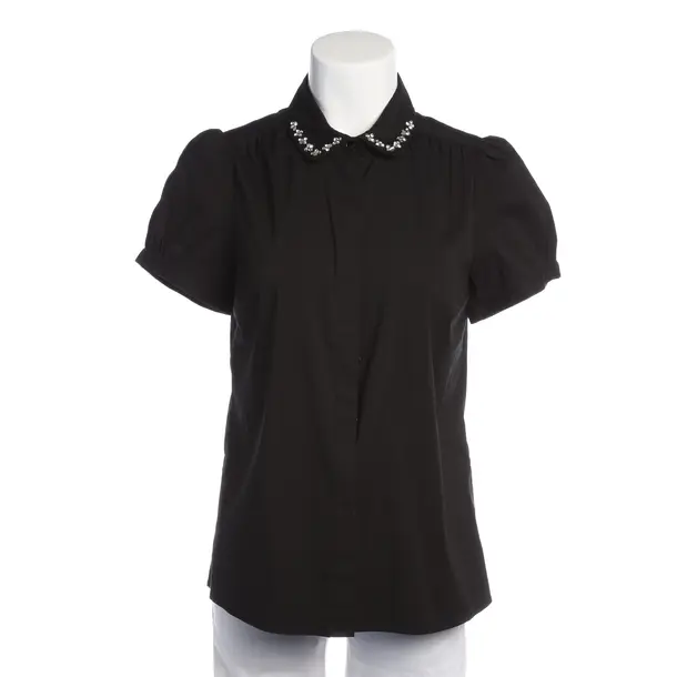 Bluse in Schwarz, Baumwolle, Steffen Schraut