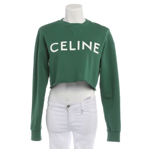 Sweatshirt in Green, Cotton, Céline