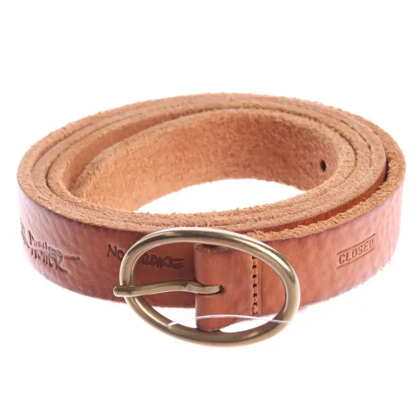 Belt in Brown, Leather, Closed