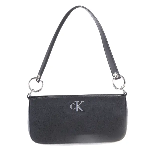 Schultertasche in Schwarz, Polyester, Calvin Klein