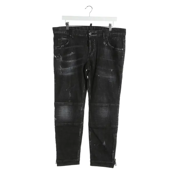 Jeans Straight Fit in Grau, Baumwolle, Dsquared