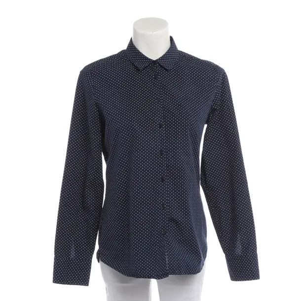 Blouse in Blue, Cotton, Van Laack
