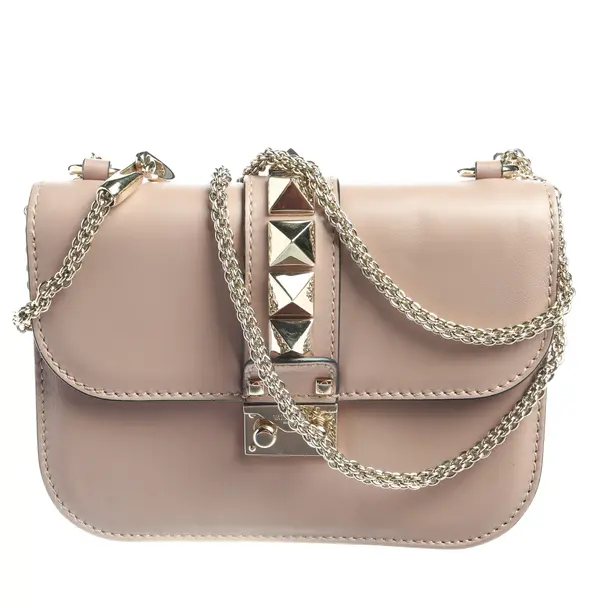 Shoulder Bag in Pink, Leather, Valentino
