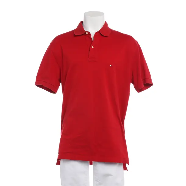 Poloshirt in Rot, Baumwolle, Tommy Hilfiger