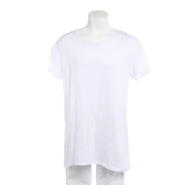 T-Shirt in Weiß, Baumwolle, Acne Studios