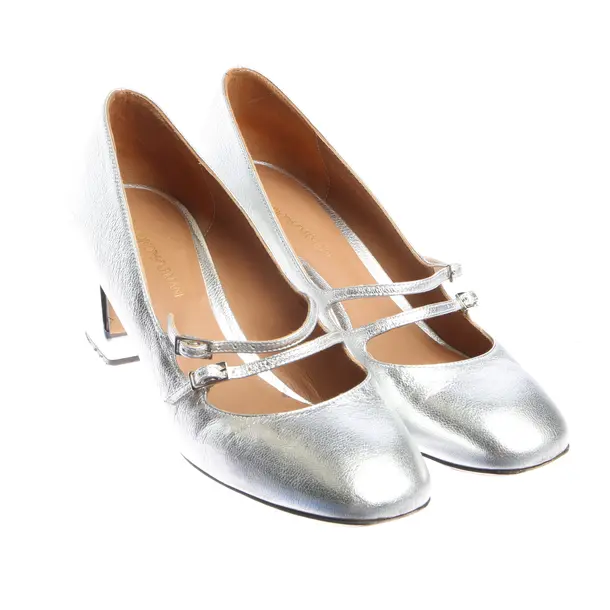 Pumps in Metallic, , Emporio Armani