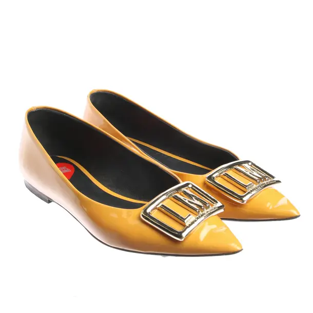 Ballet Flats in Orange, , Love Moschino