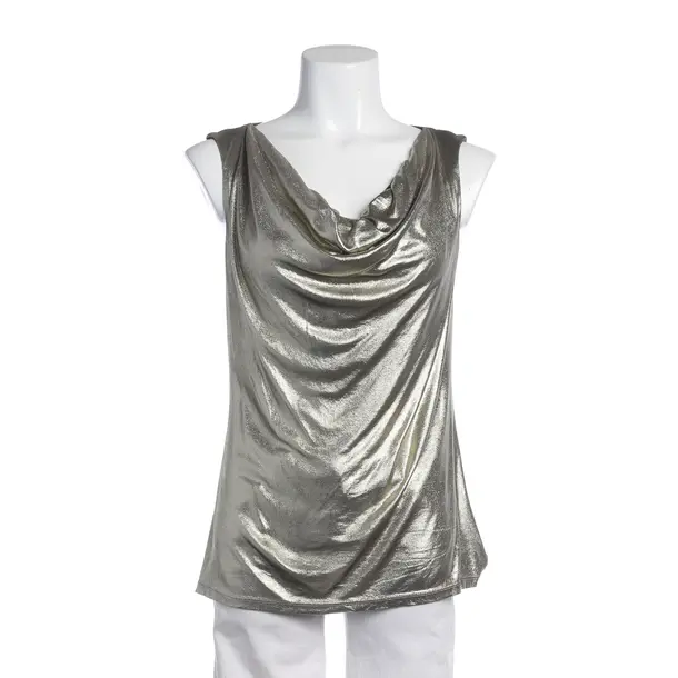 Top in Metallic, Cotton, Marc Cain