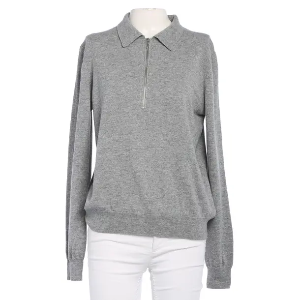 Maglione, in Grigio, Lana, Chiuso