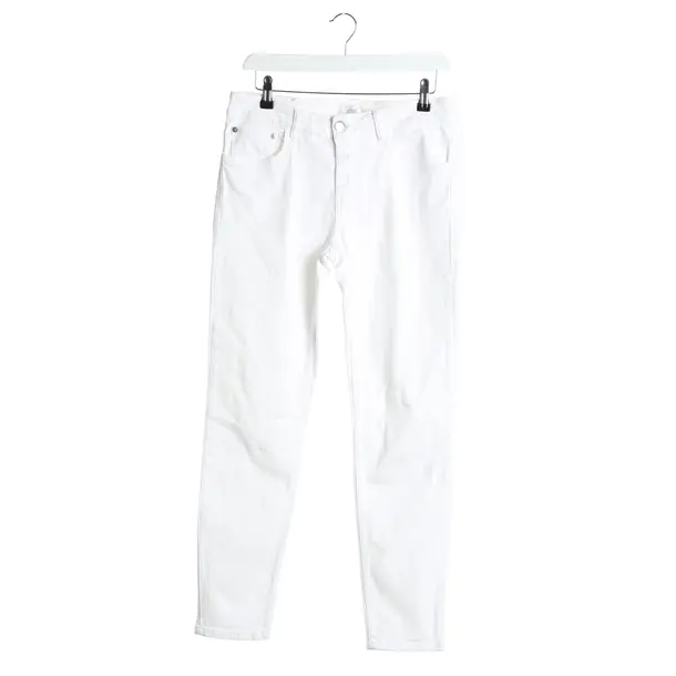 Straight Fit Jeans in White, Cotton, Closed
