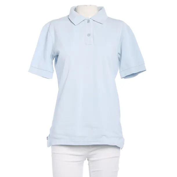 Poloshirt in Blau, Baumwolle, Giorgio Armani