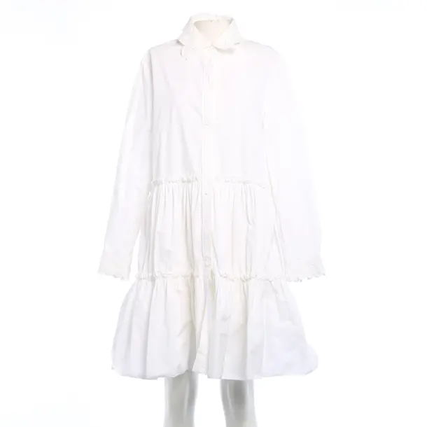 Kleid in Weiß, Baumwolle, Alexander McQueen