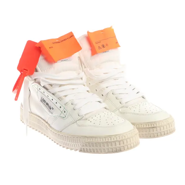 High-Top Sneaker in Weiß, , Off-White