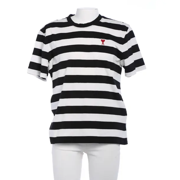 T-Shirt in Black, Cotton, Ami Paris
