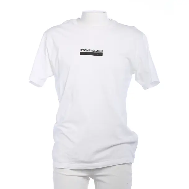 T-Shirt in White, Cotton, Stone Island