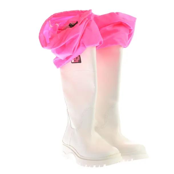 Gummistiefel in Weiß, , Prada