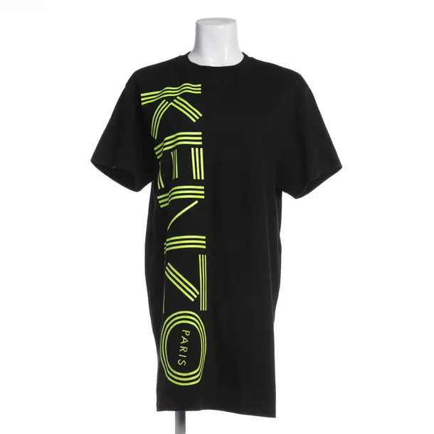 Kleid in Schwarz, Baumwolle, Kenzo