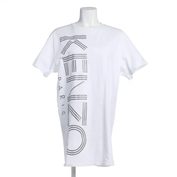 Kleid in Weiß, Baumwolle, Kenzo