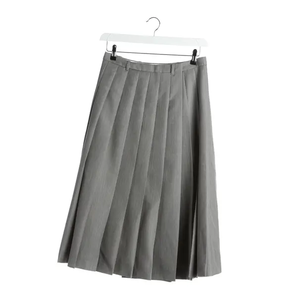 Skirt, in Gray, Wool, Prada
