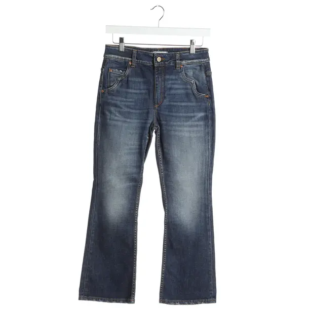 Bootcut Jeans, in Navy, Cotton, Dorothee Schumacher