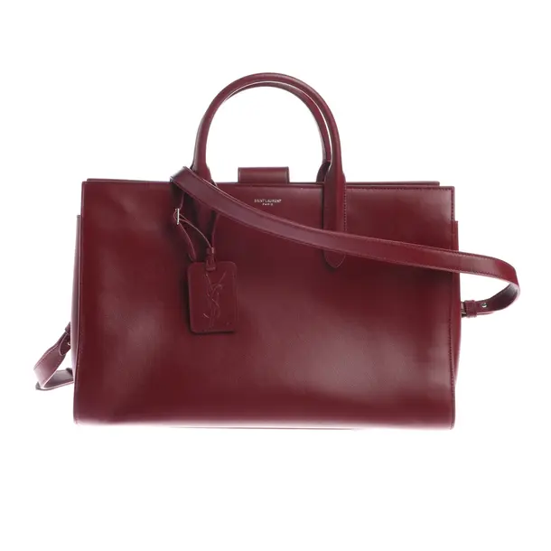 Handbag in Red, Leather, Saint Laurent