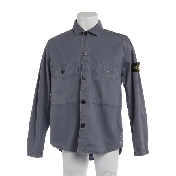 Summer Jacket in Blue, Cotton, Stone Island