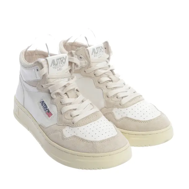 High-Top Sneakers in White, , Autry