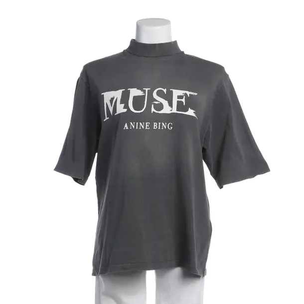 Shirt in Gray, Cotton, Anine Bing
