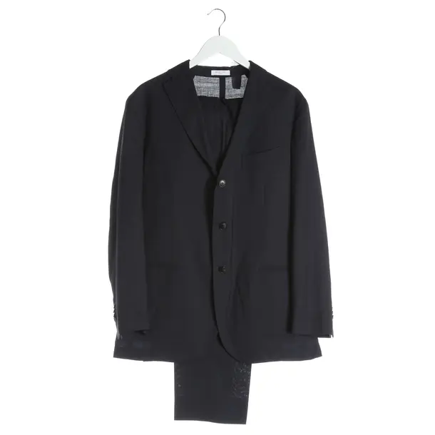 Suit, in Navy, Wool, Boglioli