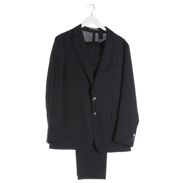 Suit, in Navy, Wool, Boglioli