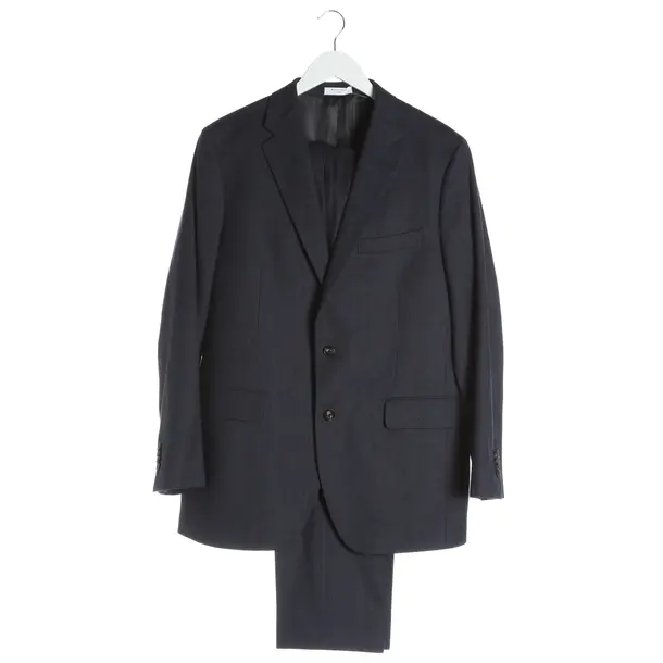 Suit, in Navy, Wool, Boglioli