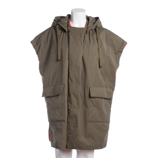 Vest, in Olive Green, Cotton, Max Mara